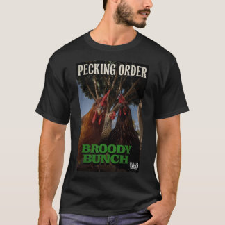Camiseta del grupo de rap de gallinas de orden de