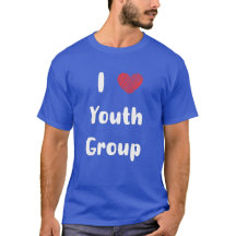 Camiseta del grupo juvenil I Heart