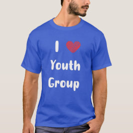 Camiseta del grupo juvenil I Heart