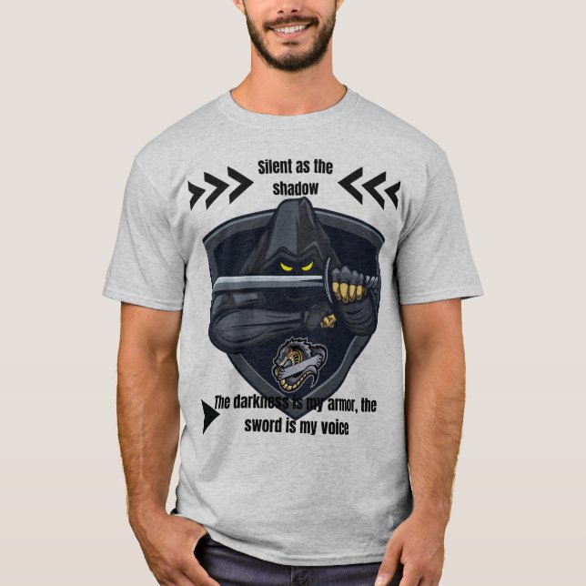 Camiseta del Guerrero de la Sombra Silencioso (Anverso)