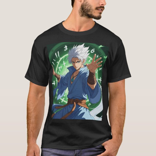 Camiseta del Guerrero del Mentor del Anime - Rutas (Anverso)