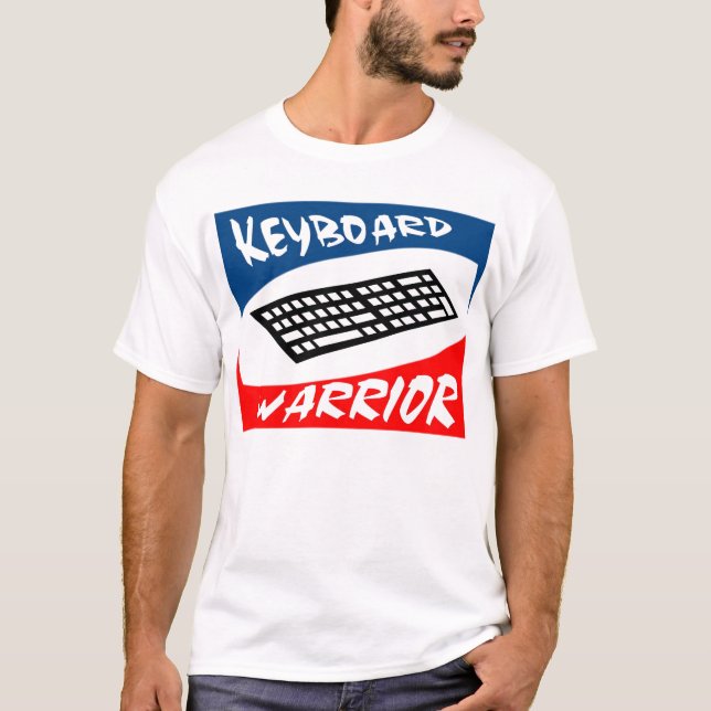 Camiseta del guerrero del teclado (Anverso)