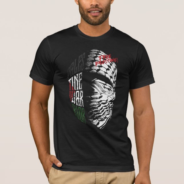 Camiseta del "guerrero palestino" por la libertad  (Anverso)