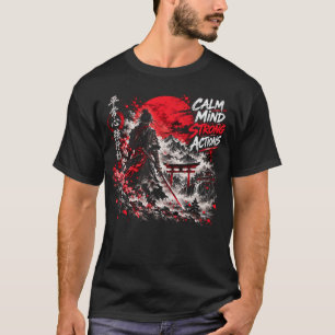 Camiseta del guerrero samurái japonés: espíritu Bu