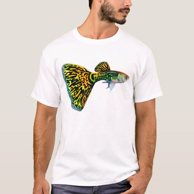 Camiseta del Guppy del piel de serpiente de la (Anverso)