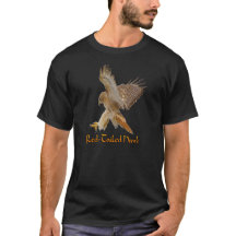 Camiseta del halcón de cola roja