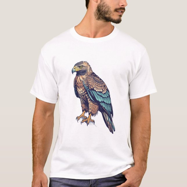 Camiseta del halcón majestuoso (Anverso)