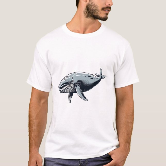 Camiseta del héroe de ballena Regal Sperm (Anverso)
