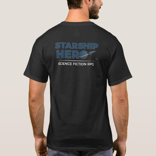 Camiseta del héroe de Starship (Reverso)
