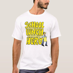 Camiseta del héroe del almuerzo escolar