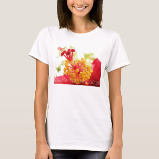 Camiseta del hibisco
