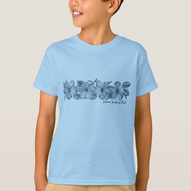 Camiseta del hibisco del club de Lanai que (Anverso)