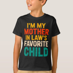 Camiseta del hijo favorito de la suegra para hijo