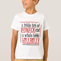 Camiseta del Hillbilly del campesino sureño