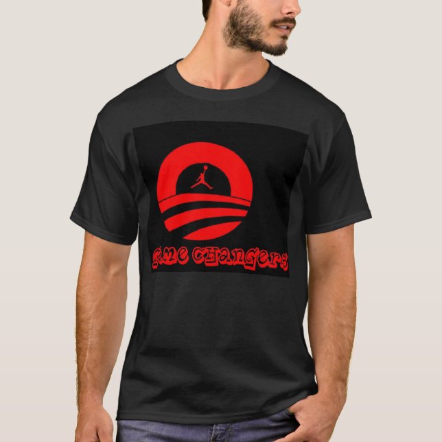 Camiseta del hip-hop del baloncesto de Obama (Anverso)