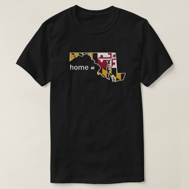 Camiseta del hogar de la bandera de Maryland (Diseño del anverso)