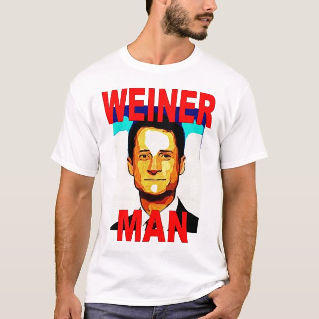 Camiseta del hombre de Anthony Weiner (Anverso)