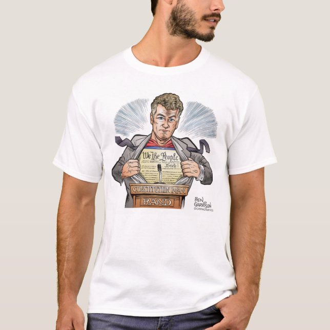 Camiseta del hombre de la constitución de Paul del (Anverso)