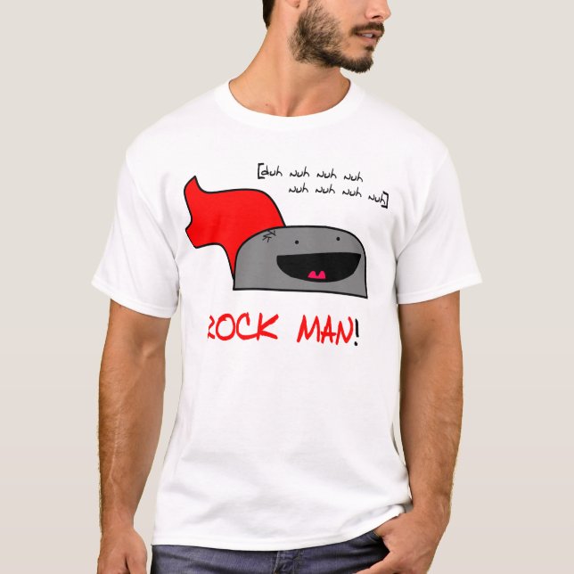 Camiseta del hombre de la roca (Anverso)