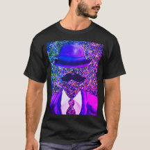 Camiseta del hombre de la salpicadura
