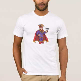 Camiseta del hombre de la taza del chulo