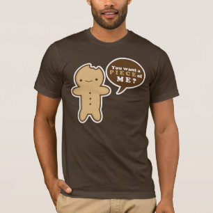 Camiseta del hombre de pan de jengibre