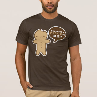 Camiseta del hombre de pan de jengibre