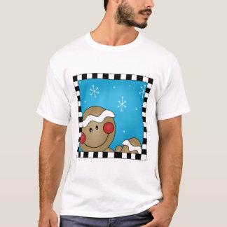 Camiseta del hombre de pan de jengibre