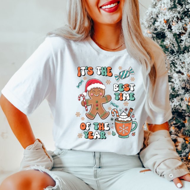 Camiseta del hombre de pan de jengibre Navidades (Subido por el creador)