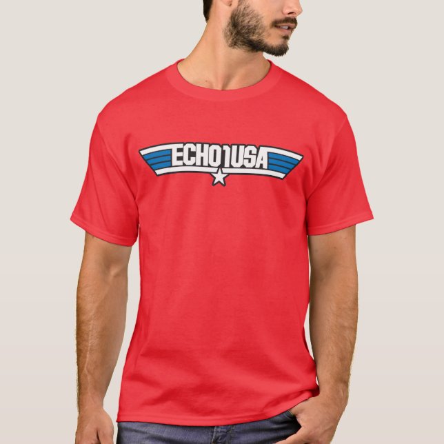 Camiseta del hombre del hielo de Echo1USA (Anverso)