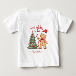 Camiseta del hombre del pan de Santa Gingerbread n