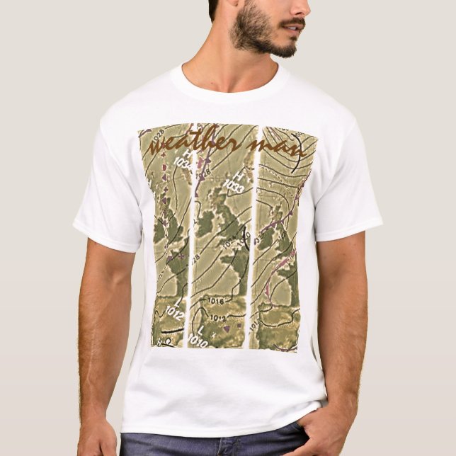 Camiseta del hombre del tiempo (Anverso)