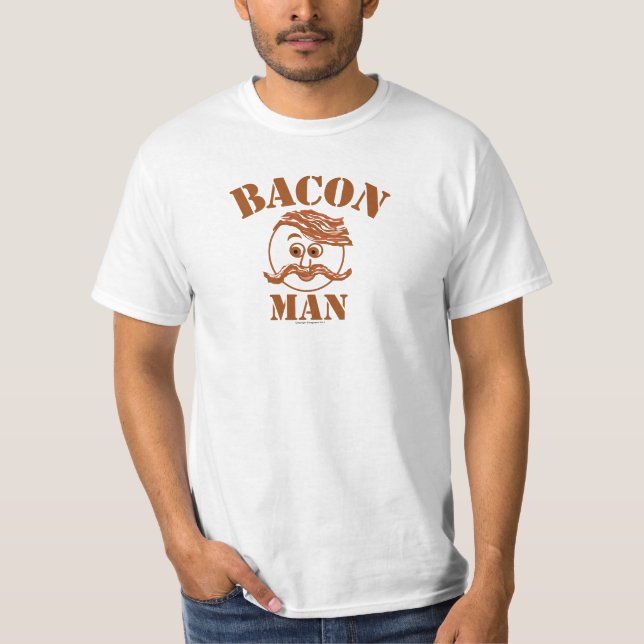 Camiseta del hombre del tocino (Anverso)