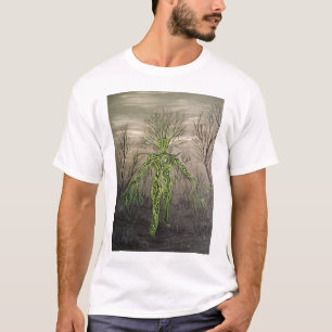 Camiseta del hombre verde