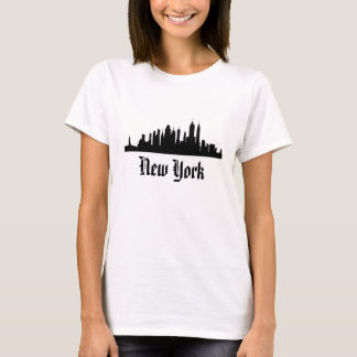 Camiseta del horizonte de "NUEVA YORK"