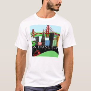 Camiseta del horizonte de San Francisco