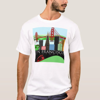 Camiseta del horizonte de San Francisco