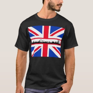 Camiseta del horizonte de Union Jack Londres