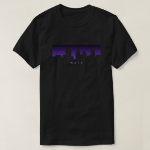 Camiseta del horizonte MPLS de Minneapolis