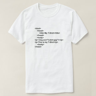 camiseta del HTML