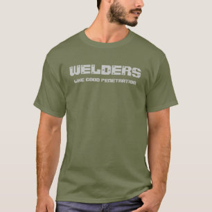 camiseta del humor 2 del soldador