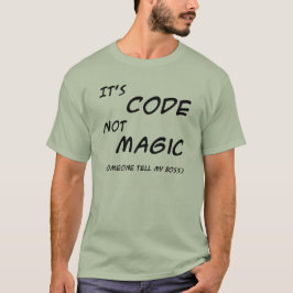 Camiseta del humor de la codificación