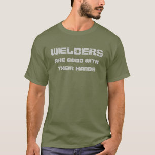 camiseta del humor del soldador