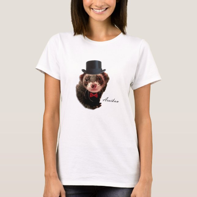Camiseta del hurón del caballero (Anverso)