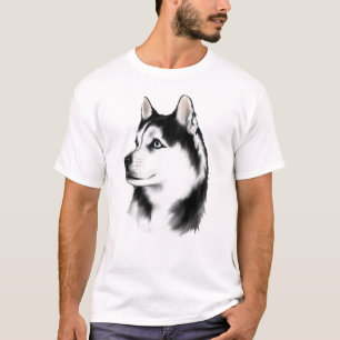 Camiseta del husky siberiano