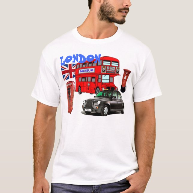 camiseta del icono de Londres Inglaterra (Anverso)