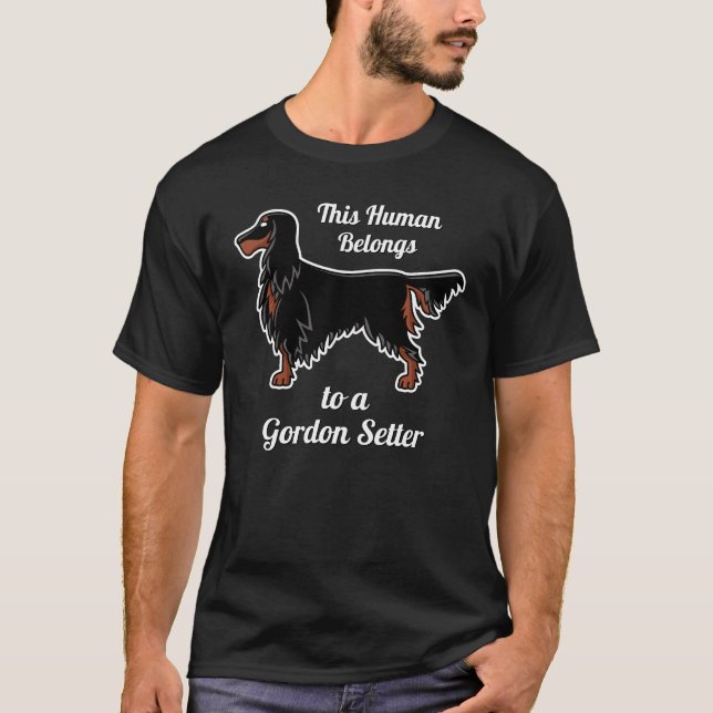 Camiseta del icono Gordon Setter (Anverso)