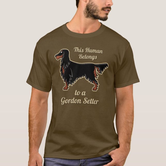 Camiseta del icono Gordon Setter (Anverso)