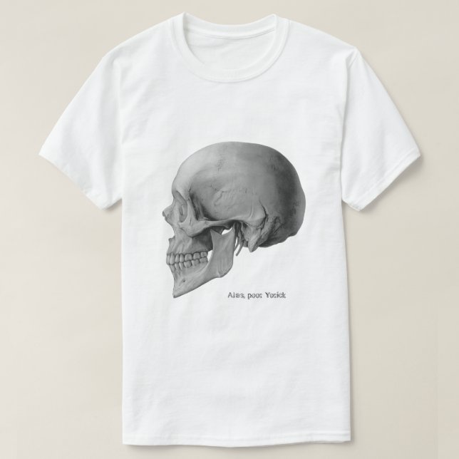Camiseta del ilustracion de Hamlet del lado del (Diseño del anverso)