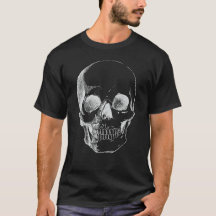 Camiseta del ilustracion del cráneo